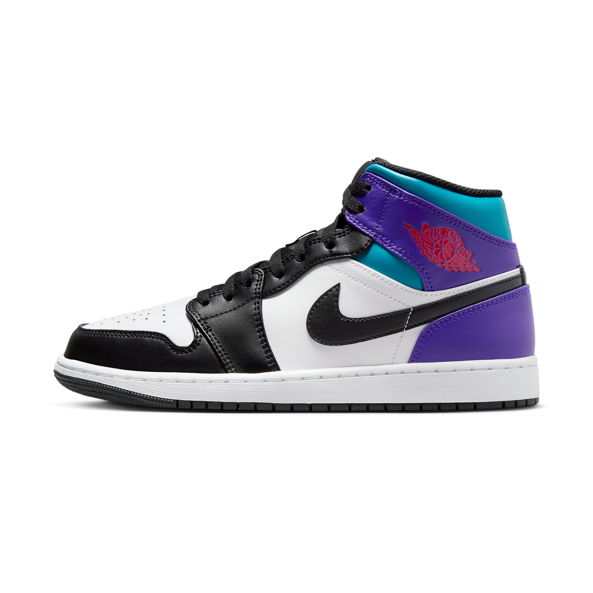 Jordan 1 Mid Court Purple Tropical Twist