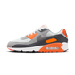Nike Air Max 90 Summit White Safety Orange Dark Smoke Grey Smoke Grey