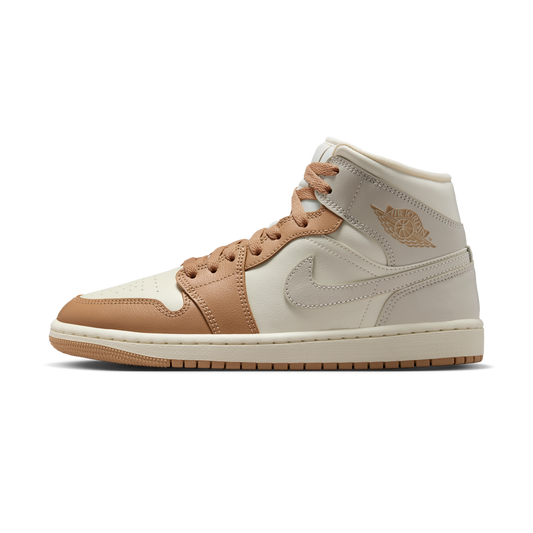 Jordan 1 Mid Tan Toe (Women's)