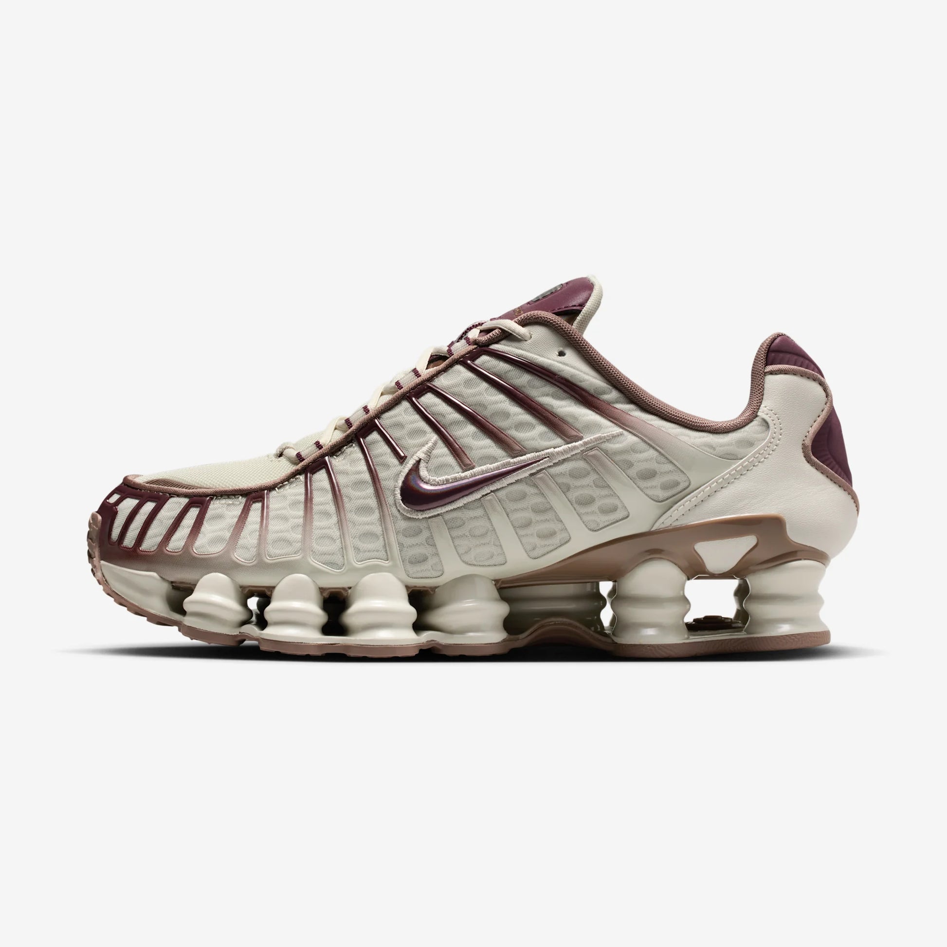 Nike Shox TL Light Bone Burgundy Crush (Women's)