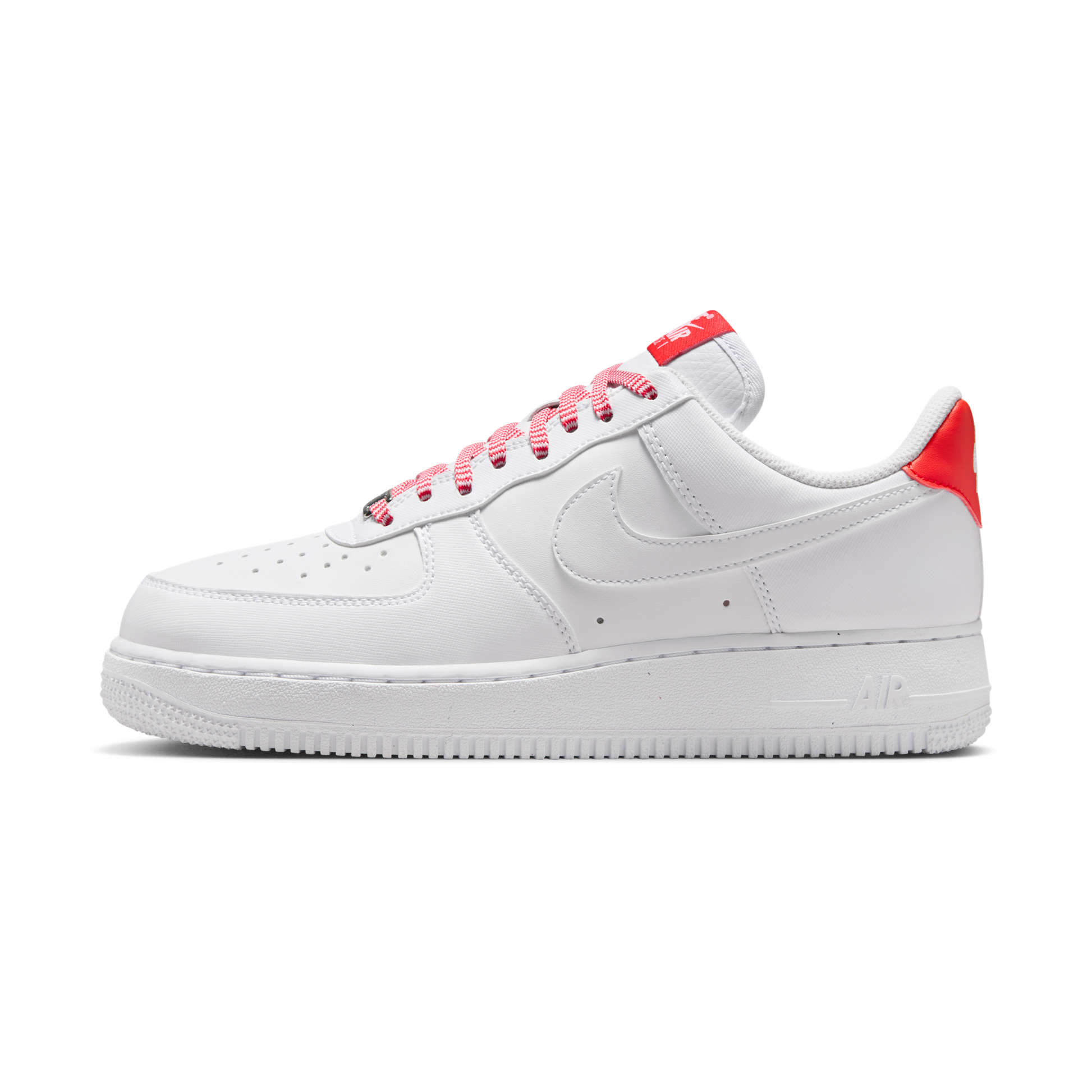 Nike Air Force 1 Low '07 White Pink Foam Metallic Silver Light Crimson (Women's)