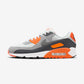 Nike Air Max 90 Summit White Safety Orange Dark Smoke Grey Smoke Grey