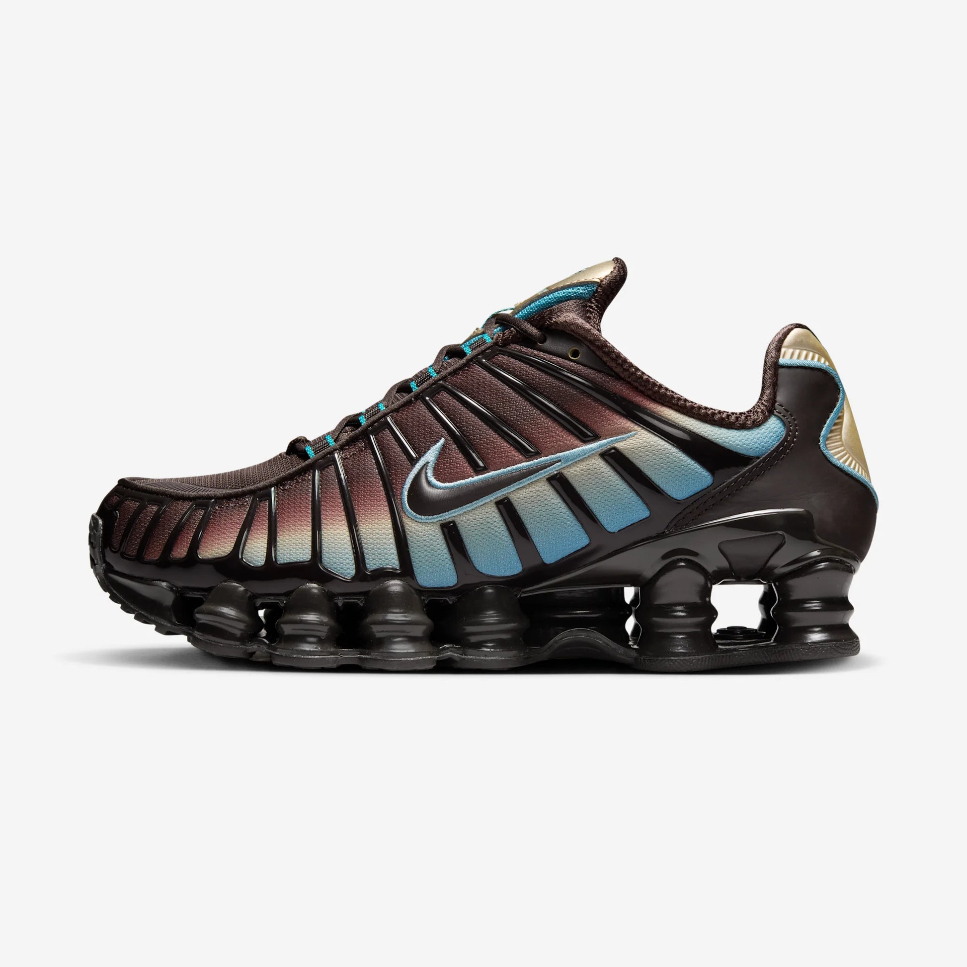 Nike Shox TL Velvet Brown Denim Turquoise (Women's)