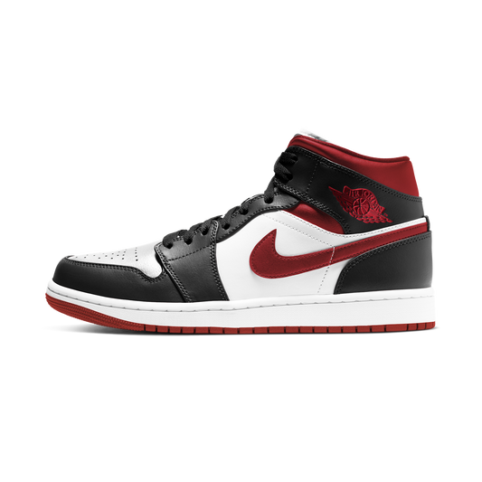 Jordan 1 Mid Gym Red Black White