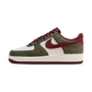 Nike Air Force 1 Low '07 LV8 Cargo Khaki Pale Ivory Dark Team Red