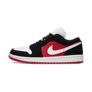 Jordan 1 Low Black White Gym Red (Women's)
