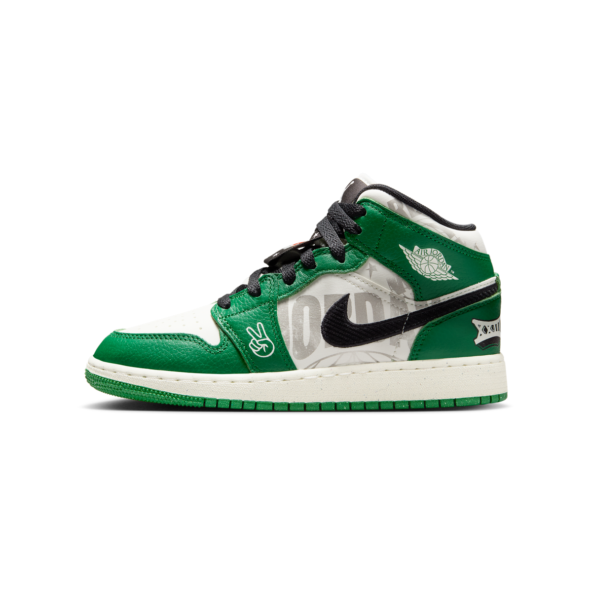 Jordan 1 Mid SE Overbranded (GS)