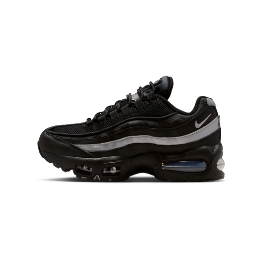 Nike Air Max 95 Black White Metallic Silver (GS)