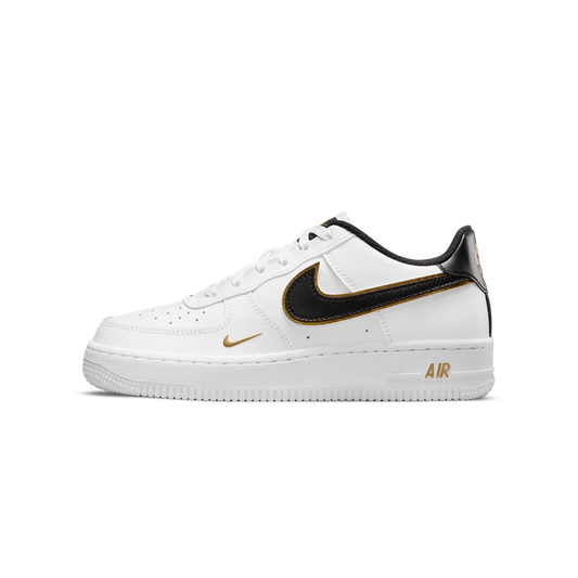 Nike Air Force 1 Low '07 LV8 Double Swoosh White Metallic Gold (GS)