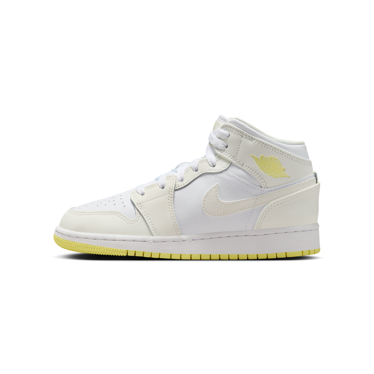 Jordan 1 Mid Sail Light Laser Orange (GS)