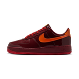 Nike Air Force 1 Low Patent Leather Dark Team Red Safety Orange