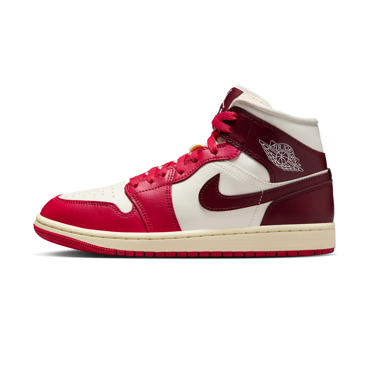 Jordan 1 Mid Sail Mystic Hibiscus (Women's)
