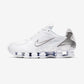 Nike Shox TL White Metallic Silver
