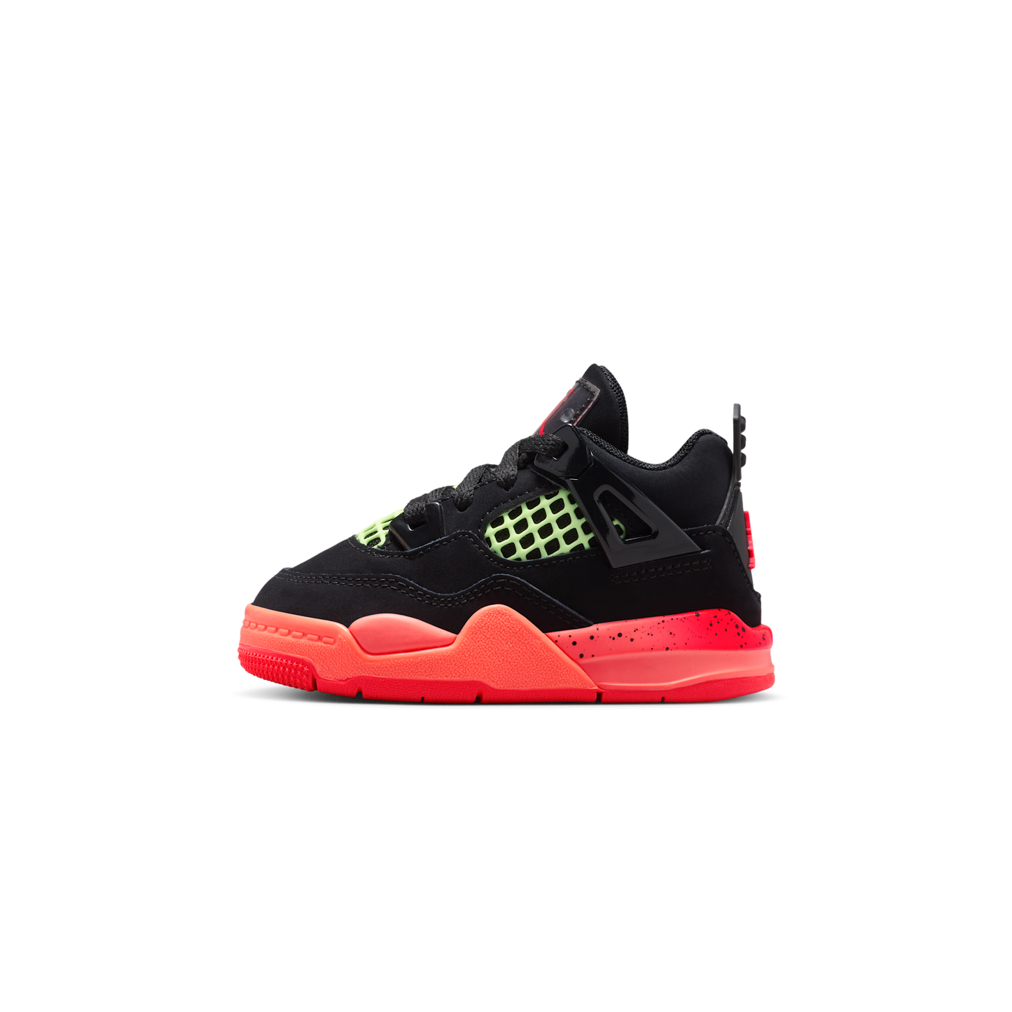 Jordan 4 Retro Black Infrared Barely Volt (TD)