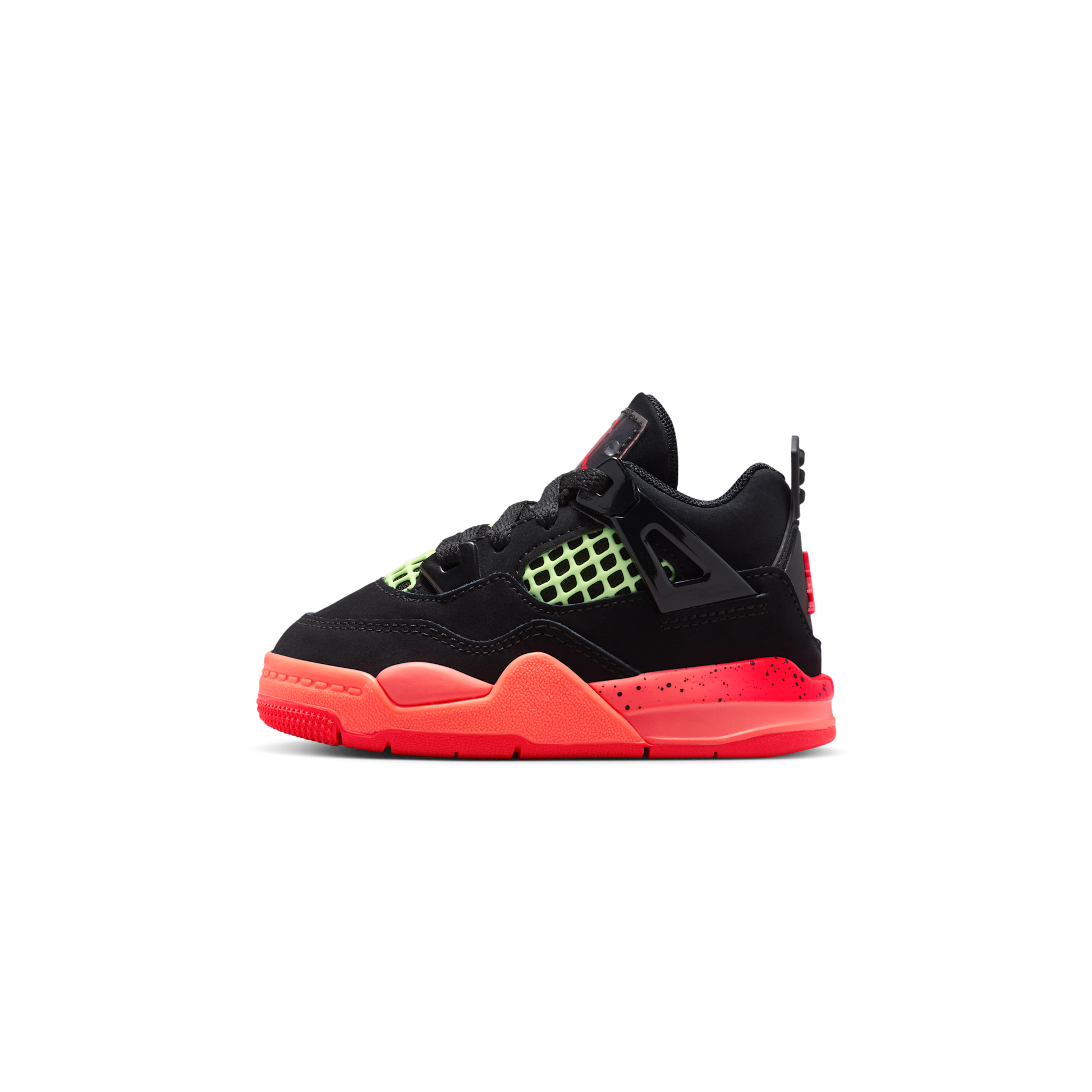 Jordan 4 Retro Black Infrared Barely Volt (TD)