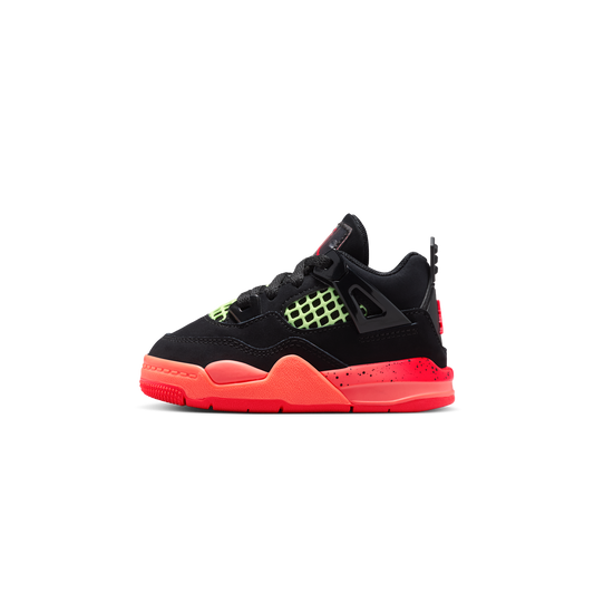 Jordan 4 Retro Black Infrared Barely Volt (TD)