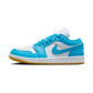 Jordan 1 Low White Gum Light Brown Dark Powder Blue (Women's)