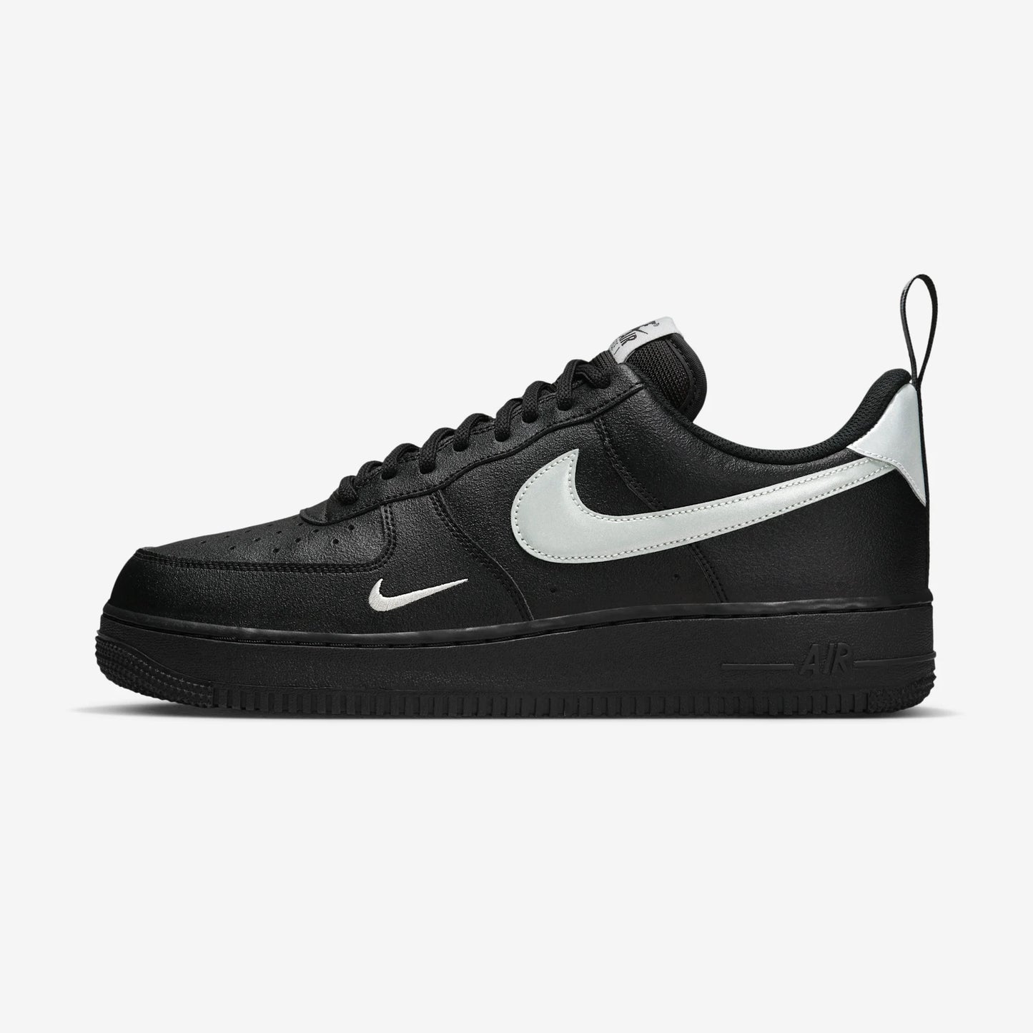 Nike Air Force 1 Low '07 LV8 Black Metallic Silver