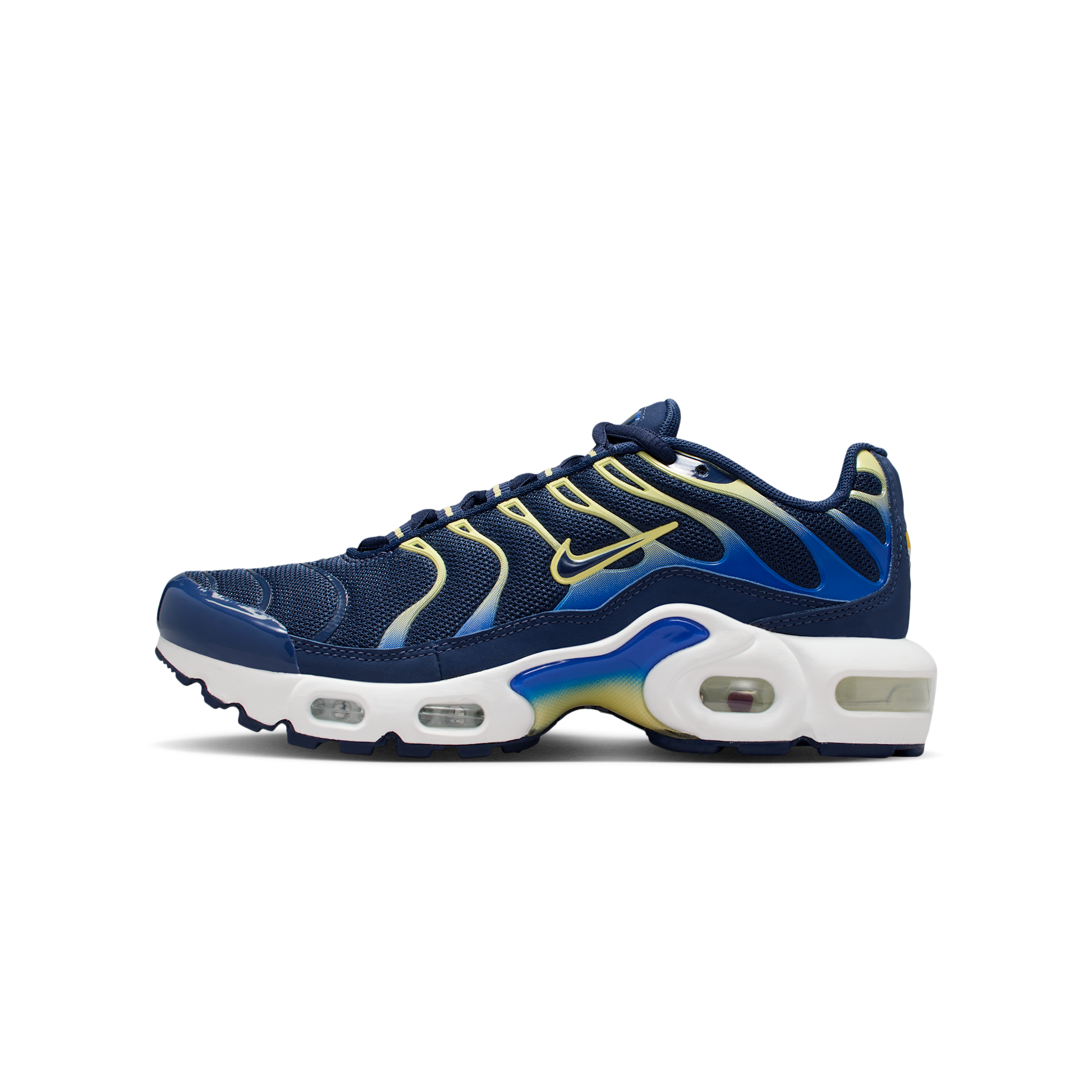 Nike Air Max Plus Midnight Navy Soft Yellow (GS)