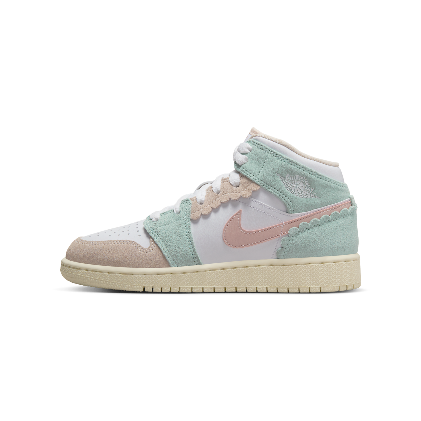 Jordan 1 Mid SE Pink Oxford (GS)