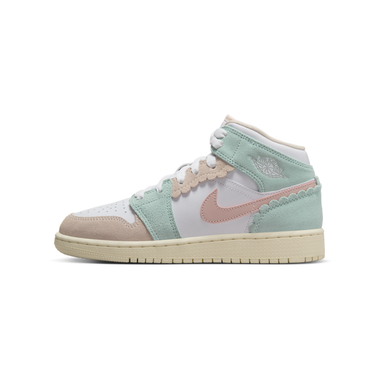 Jordan 1 Mid SE Pink Oxford (GS)