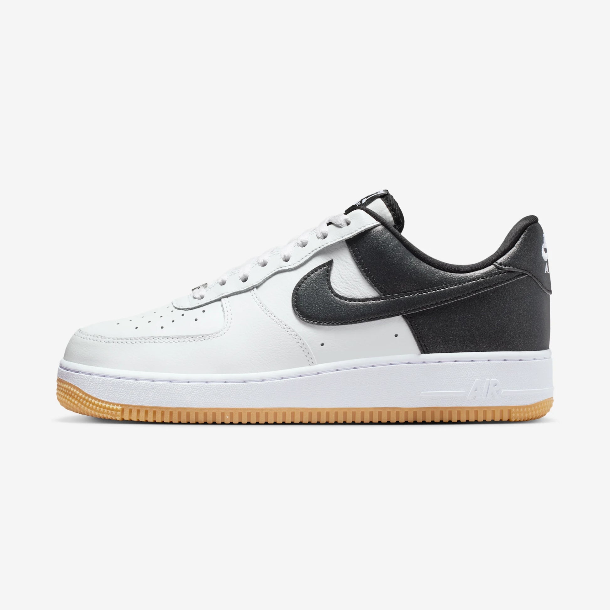 Nike Air Force 1 Low '07 LV8 White Black Metallic Silver