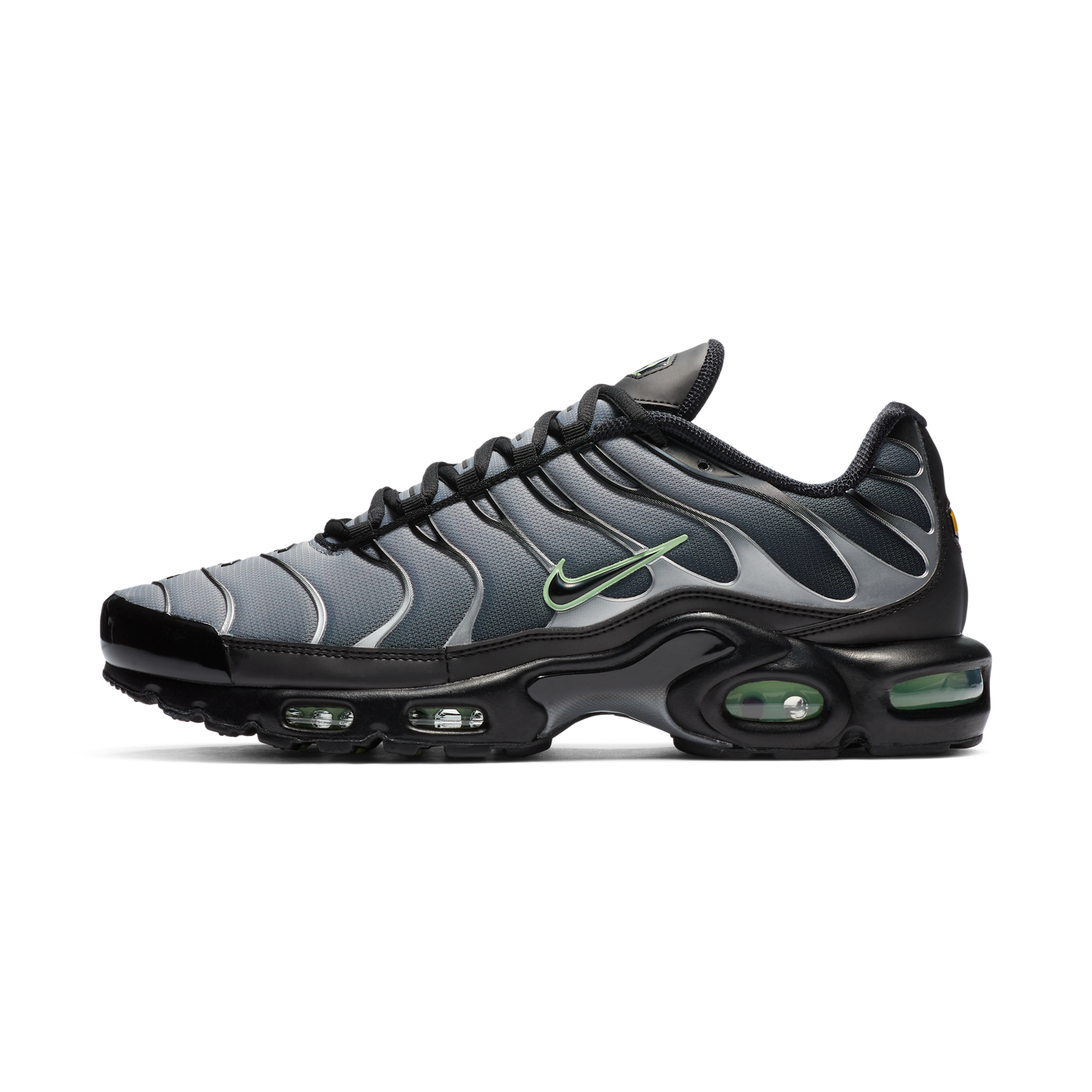 Nike Air Max Plus Black Particle Grey Vapour Green
