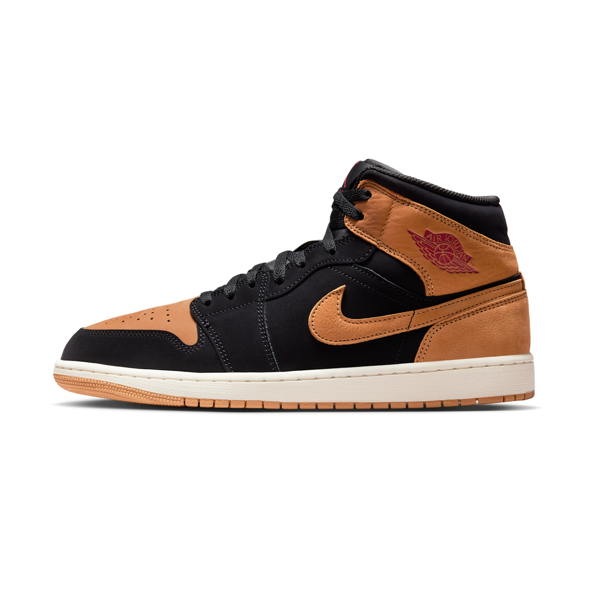 Jordan 1 Mid SE Black Flax