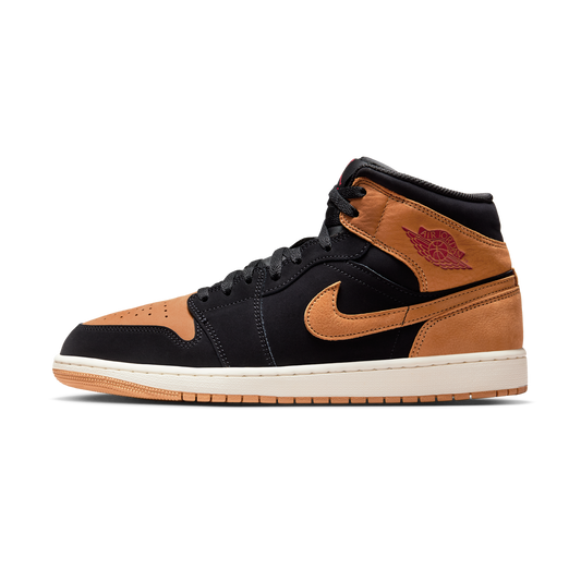 Jordan 1 Mid SE Black Flax