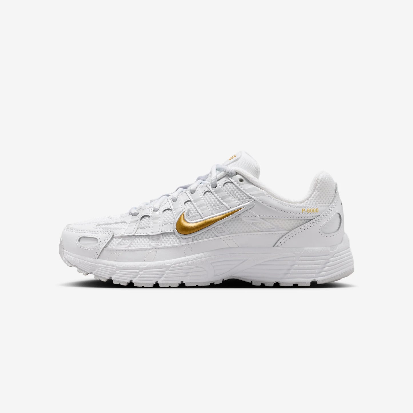 Nike P-6000 White Metallic Gold (GS)