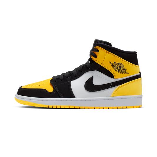 Jordan 1 Mid Yellow Toe Black