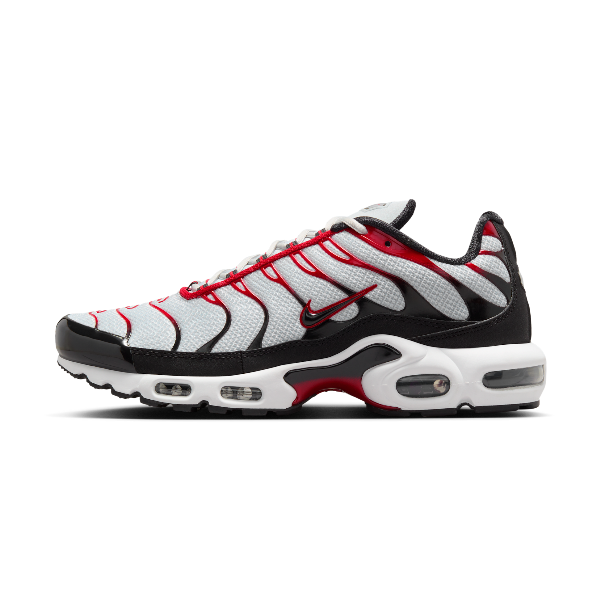 Nike Air Max Plus Pure Platinum Black University Red