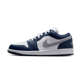 Jordan 1 Low Wolf Grey Midnight Navy