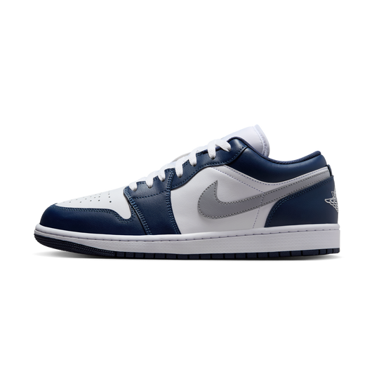 Jordan 1 Low Wolf Grey Midnight Navy