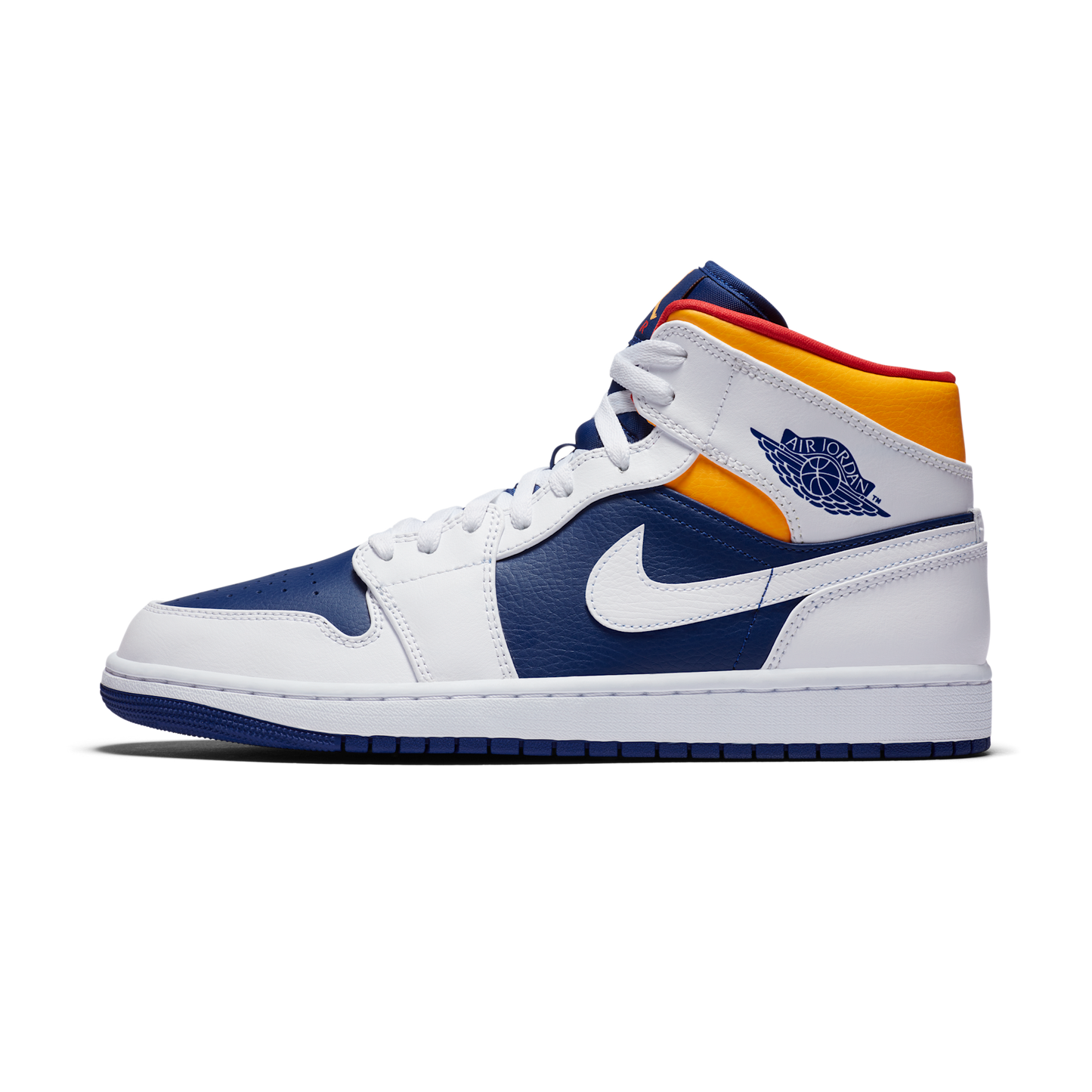 Jordan 1 Mid Royal Blue Laser Orange