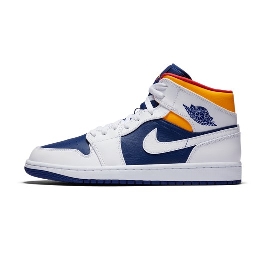 Jordan 1 Mid Royal Blue Laser Orange