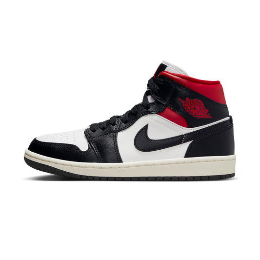 Jordan 1 Mid Gym Red Panda (Women's)