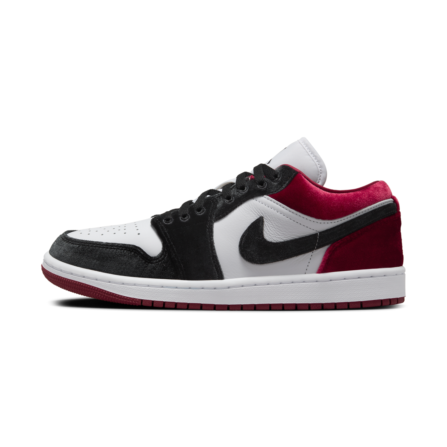 Jordan 1 Low SE Velvet Black Toe (Women's)