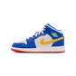 Jordan 1 Mid Racer Blue Red Gold (GS)