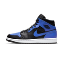 Jordan 1 Mid Hyper Royal Tumbled Leather