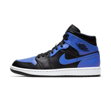 Jordan 1 Mid Hyper Royal Tumbled Leather