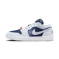 Jordan 1 Low SE Football Grey White Gym Red Midnight Navy (Women's)