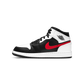 Jordan 1 Mid White Black Chile Red (GS)
