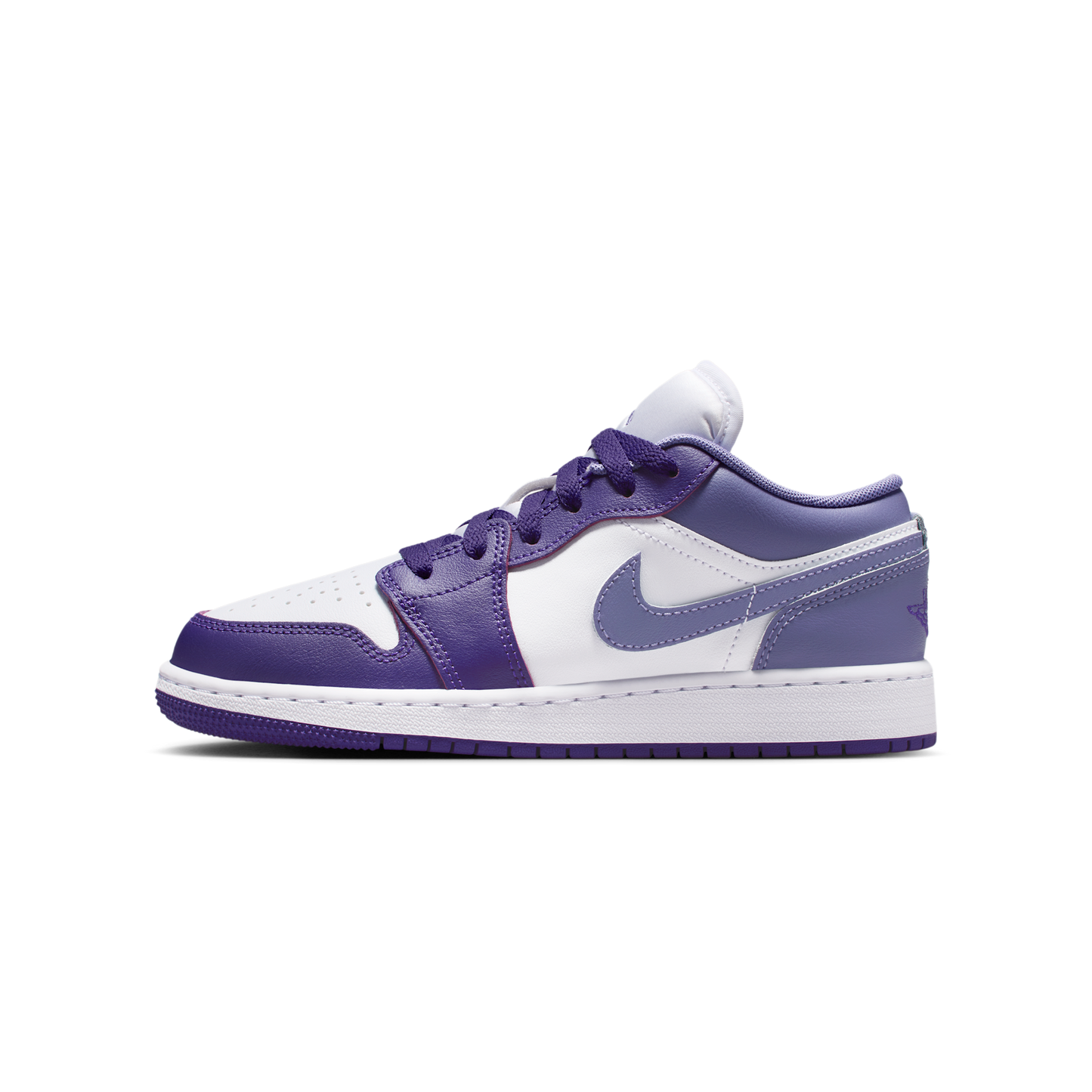 Jordan 1 Low Court Purple White Dusty Amethyst (GS)