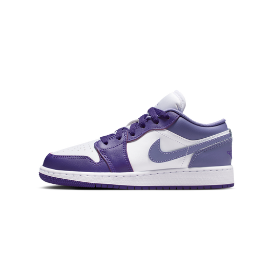 Jordan 1 Low Court Purple White Dusty Amethyst (GS)
