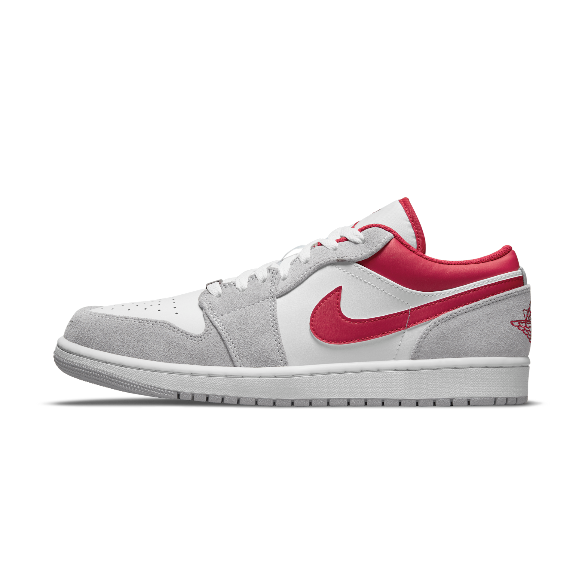 Jordan 1 Low SE Light Smoke Grey Gym Red