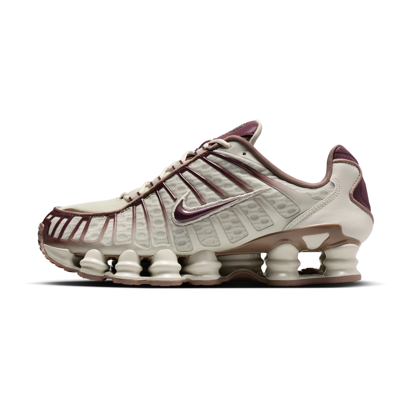 Nike Shox TL Light Bone Burgundy Crush (Women's)