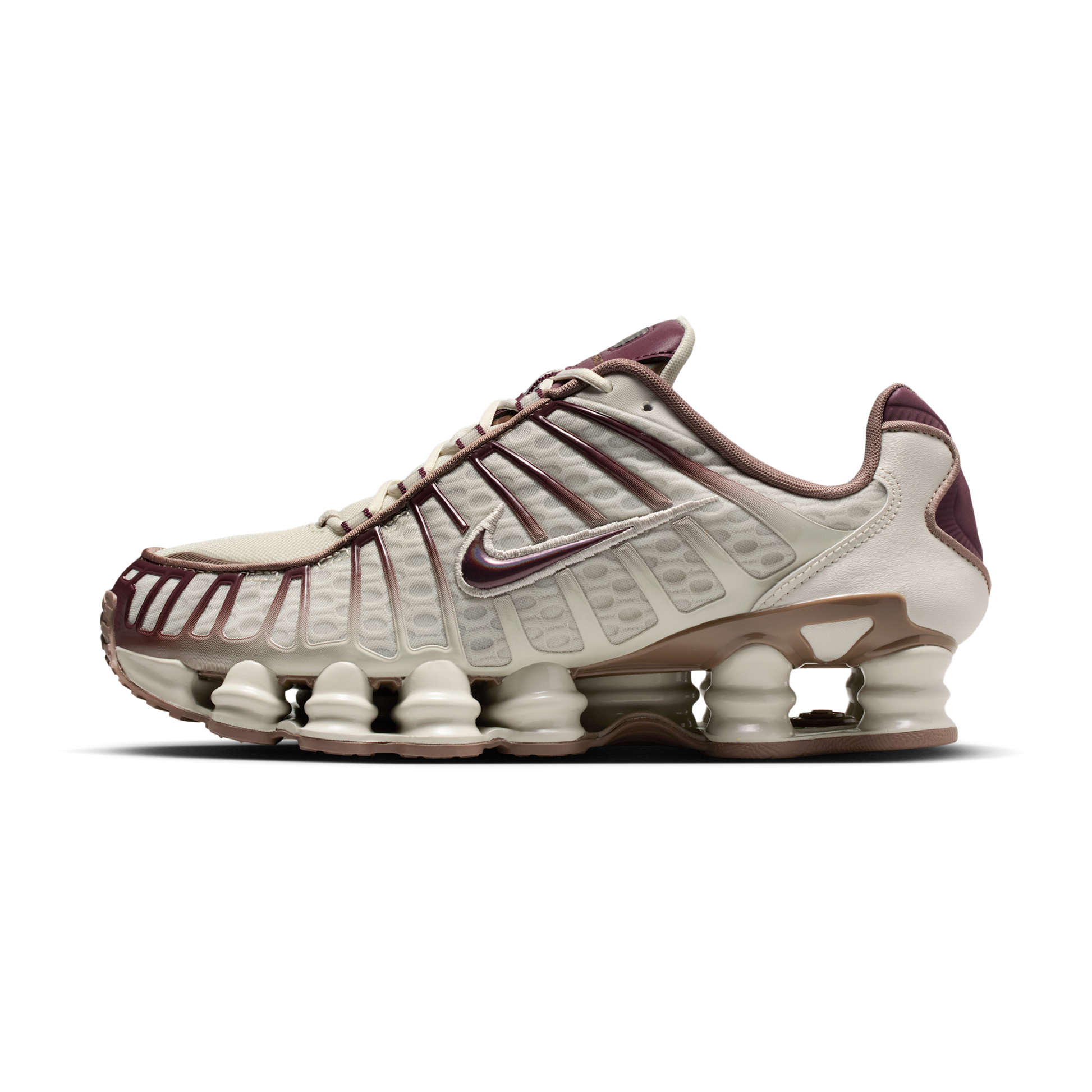 Nike Shox TL Light Bone Burgundy Crush (Women's)