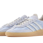 Adidas Handball Spezial Crystal Sky Silver Metallic Chalk White — vue de face
