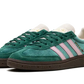 Handball Spezial Green Pink Velvet (JI2648) - 36 2/3 EU - 4.5 US - Pink | SOSUKICKS